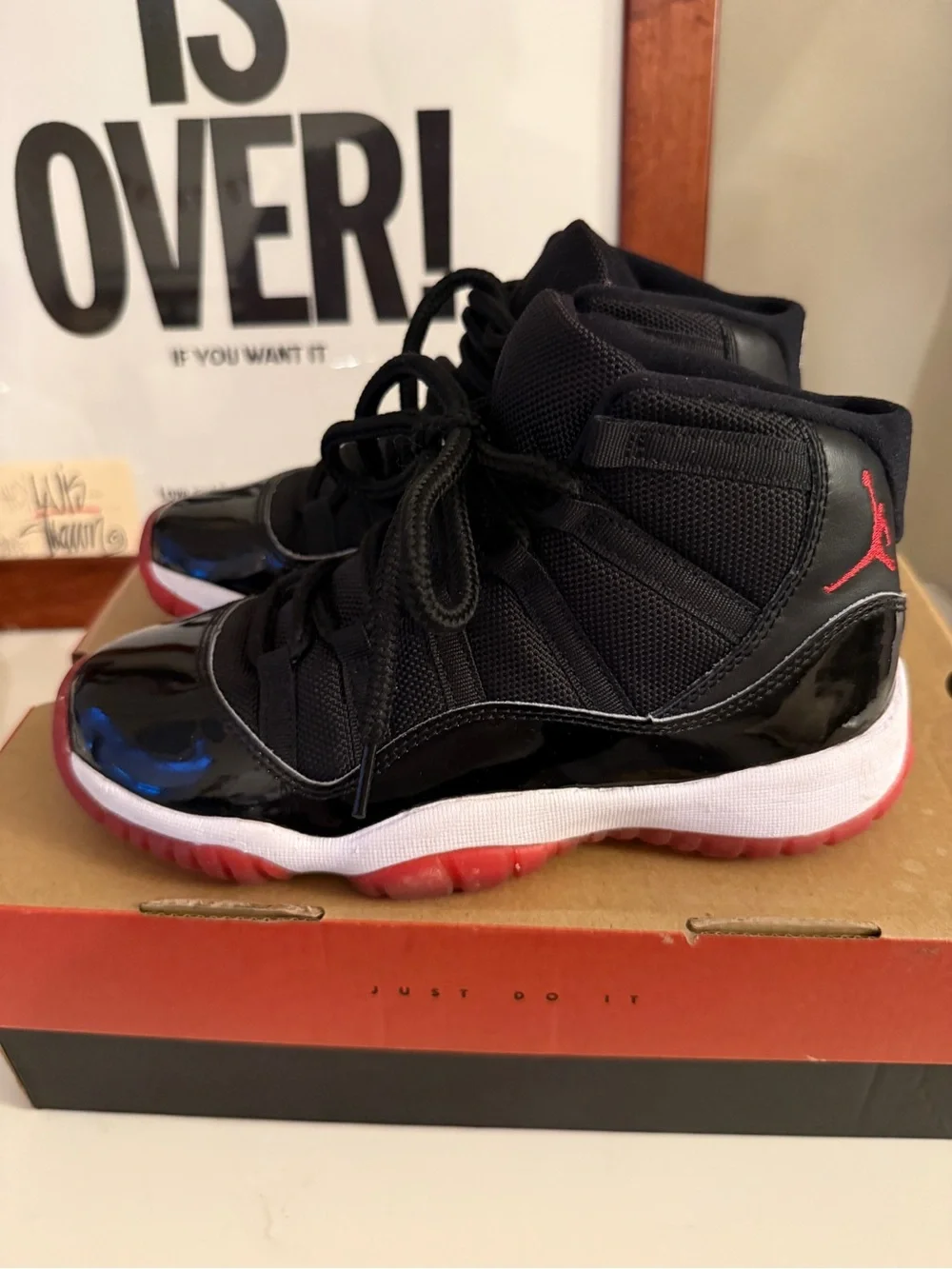 Jordan 11 Bred OG Retro Boys 4.5
